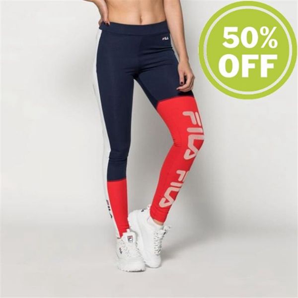 Fila Amy Women's Leggings - Red,NZ 619-76935